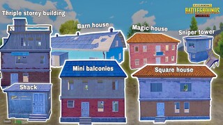 Most Common Buildings Name in Erangel Map ✅ Part 1 | PUBG MOBILE / BGMI (Guide Tutorial)