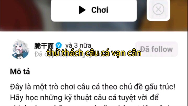 thử thách câu cá nạn cân