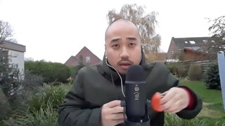 ASMR Eating Sweet & Juicy Japanese fruit "Kaki" PERSIMMON