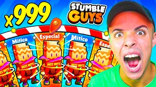 GIRÉ x999 RULETAS de *MRBEAST CHOCOLATE* en STUMBLE GUYS! 😱