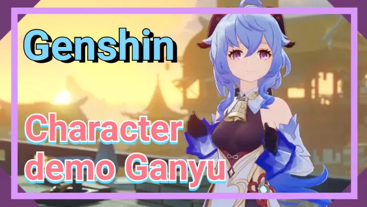 Character demo Ganyu