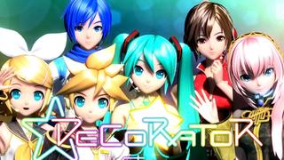 60fps เต็ม DECORATOR --Hatsune Miku Project DIVA Arcade เนื้อเพลงภาษาอังกฤษ คำบรรยายโรมาจิ