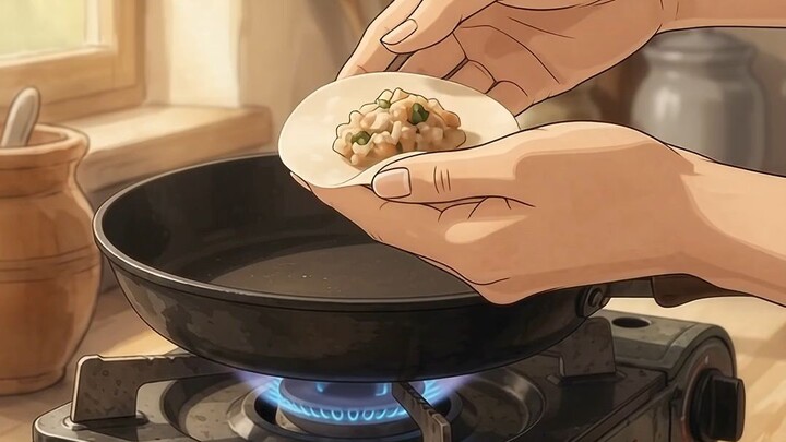 Making Gyoza | Satisfying Cooking Animation