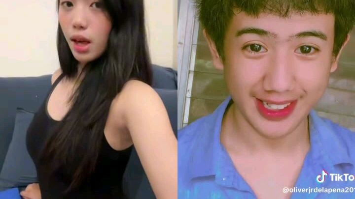 Ellaine yay Vs Oliver Jr Dela Peña Filipino style character content creator Philippines