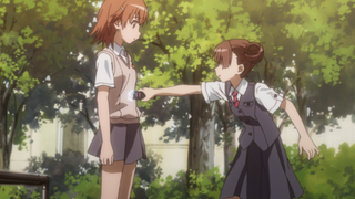 The famous scene in A Certain Scientific Railgun actually involves using Den to fight Misaka Mikoto?