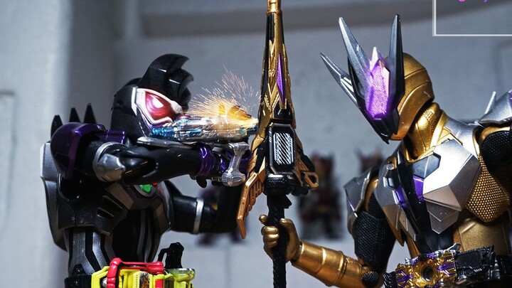 [Stop-motion Animation] The President's Showdown ~ Kamen Rider Genm VS Kamen Rider Chiki!!!