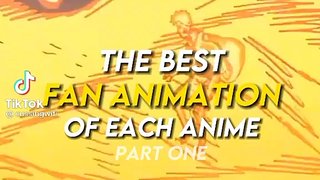 best fan animation of each anime #1