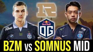 BZM meet SOMNUS in Mid Lane - OG vs RNG Mid