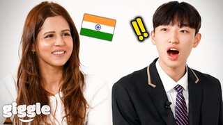 Korean Teen Meets An Indian Celebrity For The First Time l 5.5M Followers