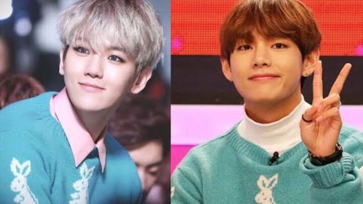 【EXO وBTS】هل يمكنك أن تتخيل كيم تاي هيونغ وبيون بوم يون يغنّيان معًا؟ هذا يقتلني!