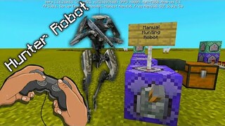 How to make a Manual Hunter/Battle  Robot in Minecraft using Command Block