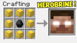 CÁCH TRIỆU HỒI HEROBRINE BỊ NGUYỀN RỦA TRONG MINECRAFT !! *HEROBRINE CỰC MẠNH*