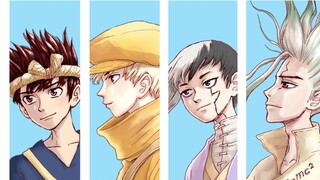 Thời kỳ đồ đá #42 Tìm rương kho báu từ vũ trụ! Nguyên liệu quặng mà Hyakuya để lại cho Qianzora?