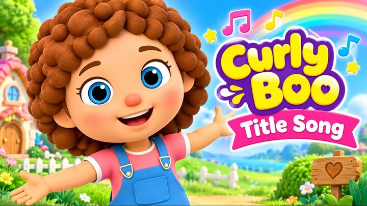Curly Boo Kids 🎵 | 儿童英文儿歌 | Original Theme Song