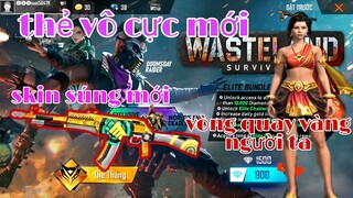 [garena free fire] #172 review vòng quay skin súng mới cùng thẻ vô cực mùa tiếp theo