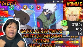 GACHA LAGI 100 TIKET DAN  RD 65 BUAT CARI ITCAHI SUSANOO DAN BAHAN UPGRADE NINJA KITA NARUTO SHUTD