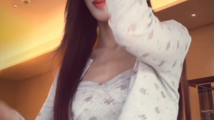 "Unleashing my inner dancer."