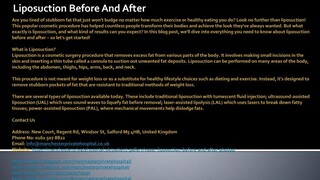 Liposuction Before And After