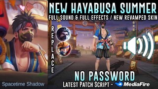 Revamped Hayabusa Summer Skin Script No Password | Full Sound & Full Effects | Mobile Legends
