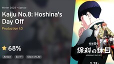 Kaijuu 8-gou: Hoshina no Kyuujitsu (Hoshina's Day Off) Sub Indo