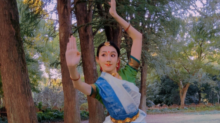 【Kuchipudi】Giữa khu rừng tĩnh lặng, tâm trạng như những cánh bướm bay xa, hòa cùng âm thanh trầm bổn