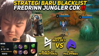 WTF FREDERIN JUNGLER COK ‼️ YG MENANG BAKAL JADI LAWAN RRQ DI M4 - MPL PH BLACKLIST VS ECHO GAME 1