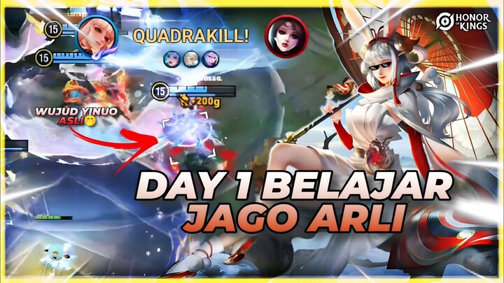 Day 1 Belajar Jago Arli - Wujud sosok Yinuo🤭