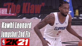 Kawhi Leonard Jumpshot 2nd Fix NBA2K21 with Side-by-Side Comparison