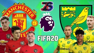 แมนยู😈 ปะทะ นอริช ซิตี้🐤  | FIFA 20 | พรีเมียร์ลีก[นัดที่22] | ผีไม่มีวันตาย😈👿