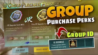 Royal Pass M12 Group Purchase Perks + Group ID | PUBG MOBILE / BGMI