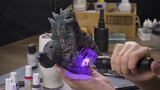 Godzilla against the city / DIY / Clay
