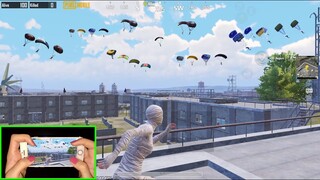 NEW EPIC LANDING in MILITARY BASE 😱 Best 45 Fps GIRL PLAYER HANDCAM | Pubg Mobile