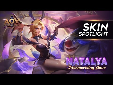 Natalya Mesmerizing Show Skin Spotlight - Garena AOV (Arena of Valor)