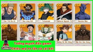 One Punch Man The Strongest - VNG | ĐỘI HÌNH MẠNH ở giai đoạn đầu game - Chiêu mộ 70 lần và cái kết