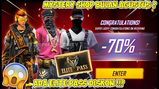 INFO KULGAR❗MYSTERY SHOP AGUSTUS 2021 RESMI RILIS ?, ELITE PASS DISKON - GARENA FREE FIRE