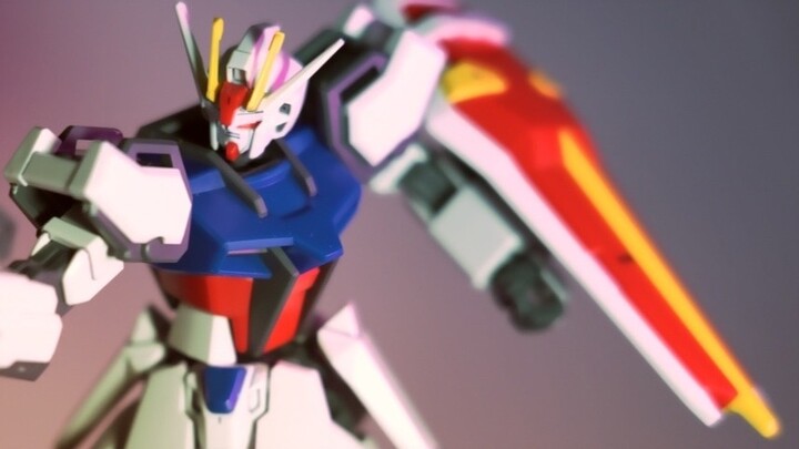 【4K Glue Sound Music】⚡️Love to tear the model ⚡️ Feel the joy of tearing by hand! Bandai EG Strike G