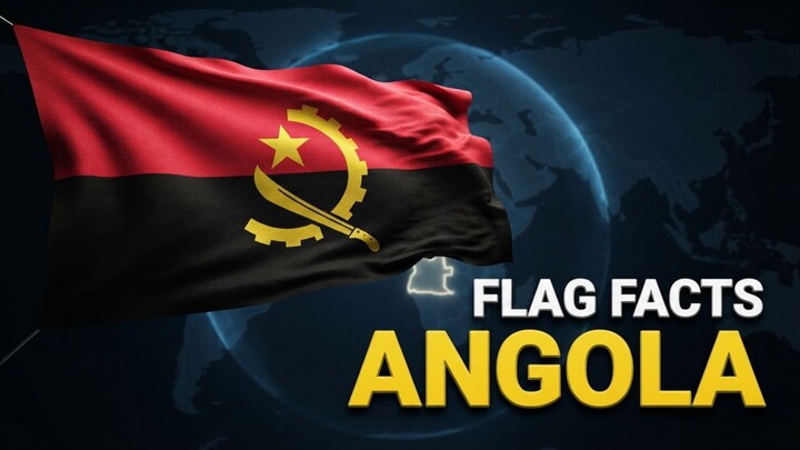 Angola Flag 🇦🇴 | 3D Animated Flag & Flag Facts
