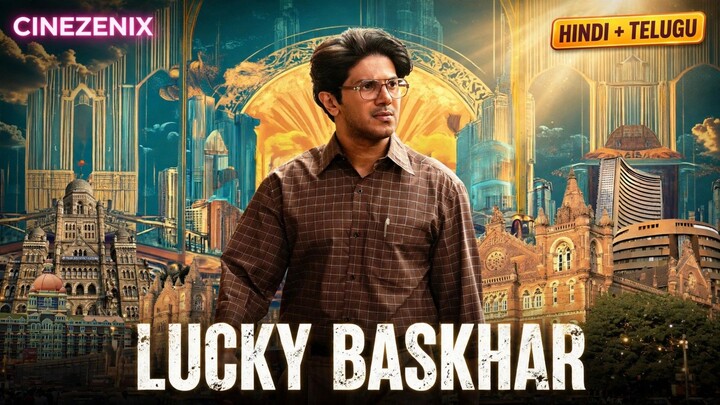 Lucky Baskhar (2024) Hindi Telugu Dual Audio Full Movie | Dulquer Salmaan