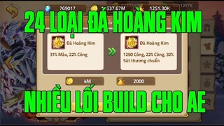 HUYỀN THOẠI HẢI TẶC - TẤT TẦN TẬT VỀ LOẠI ĐÁ MỚI CỦA GAME...GỒM 24 LOẠI ĐÁ HOÀNG KIM CHO AE THẤY...