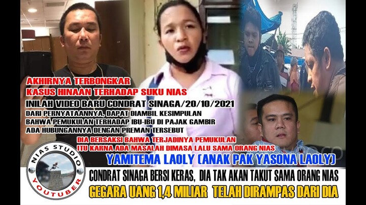 AKHIRNYA TERUNGKAP ALASAN CONDRAT SINAGA HINA NIAS, DAN KAITAN DENGAN IBU-IBU DI PAJAK GAMBIR.