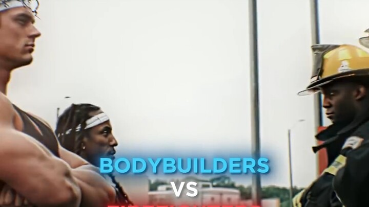 Foreign Fitness Influencer vs. Firefighter