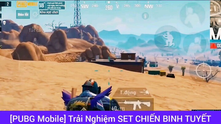 Trải nghiệm Set chiến binh tuyết game pubg