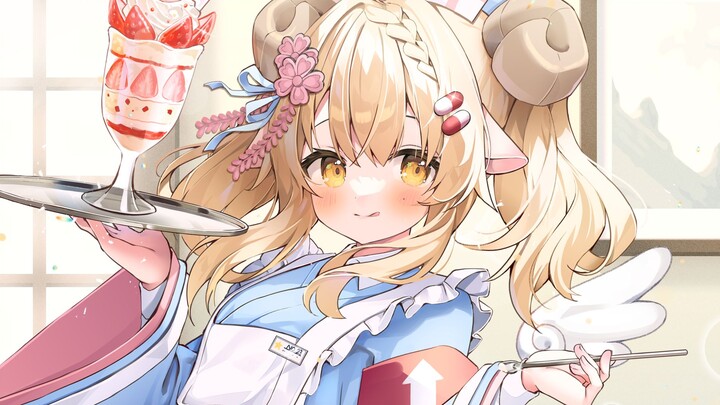 Master, please enjoy my strawberry parfait filled with love~【Live Wallpaper】
