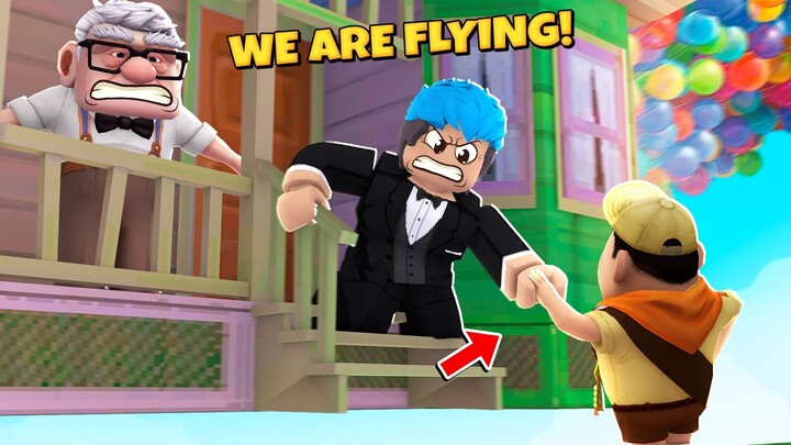 Up Story | ROBLOX | LUMIPAD ANG BAHAY NAMIN GAMIT ANG LOBO!