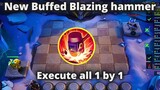NEW BUFFED BLAZING HAMMER EXECUTE ALL ONE BY ONE | MLBB MAGIC CHESS BEST SYNERGY COMBO TERKUAT