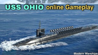 Modern Warships: USS OHIO in action.  online match gameplay.