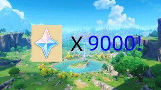 เกม|เก็นชินอิมแพ็กต์|รับหินหยา 9000 ก้อน