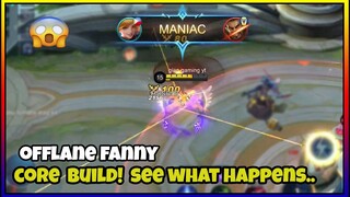 ROBOTIC WALLSPAM EASY MANIAC WITH FANNY OFFLANE CORE BUILD | MLBB