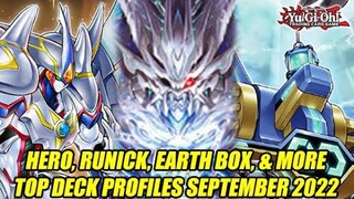 Hero, Runick, Earth Box, & More - Yu-Gi-Oh! Top Deck Profiles September 2022