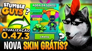 ATUALIZOU!😱CHEGOU GEMAS, FICHAS e SKIN ESPECIAL GRÁTIS na NOVA ROLETA do STUMBLE GUYS!🔥 ‹ MagLobao ›